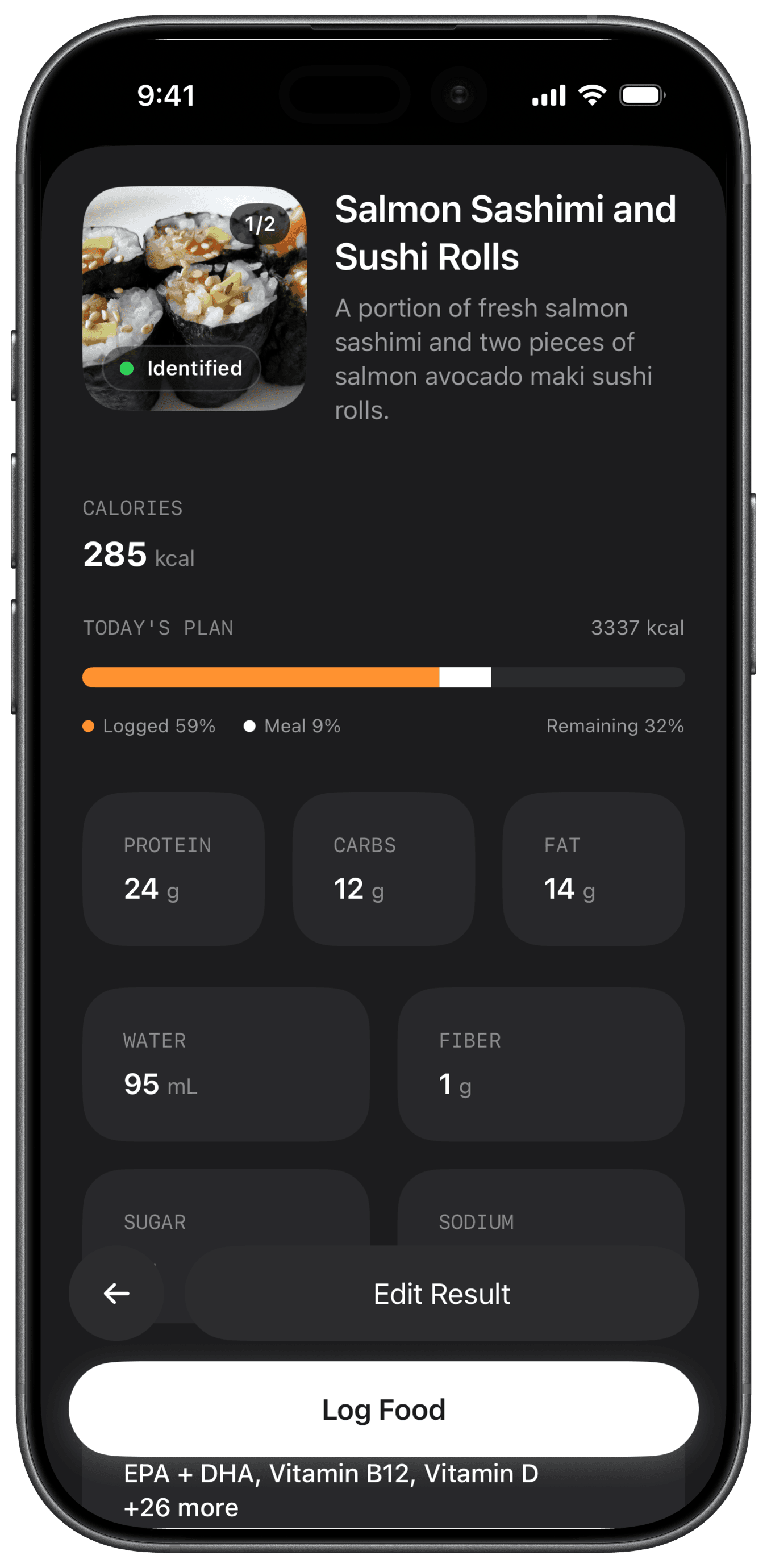AI food scanning