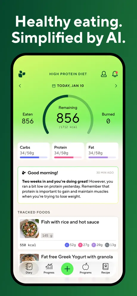 lifesum screenshot