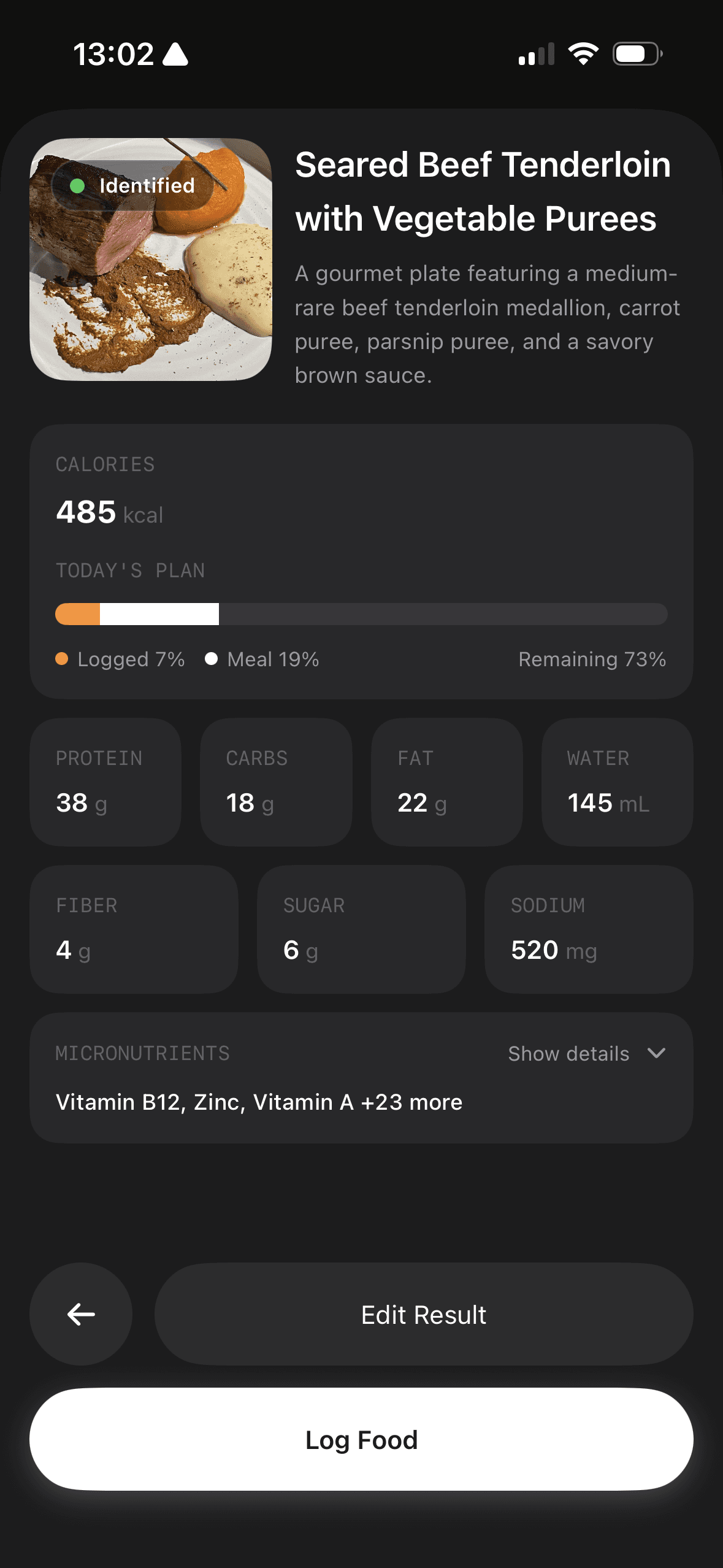 Fuel AI scan screen
