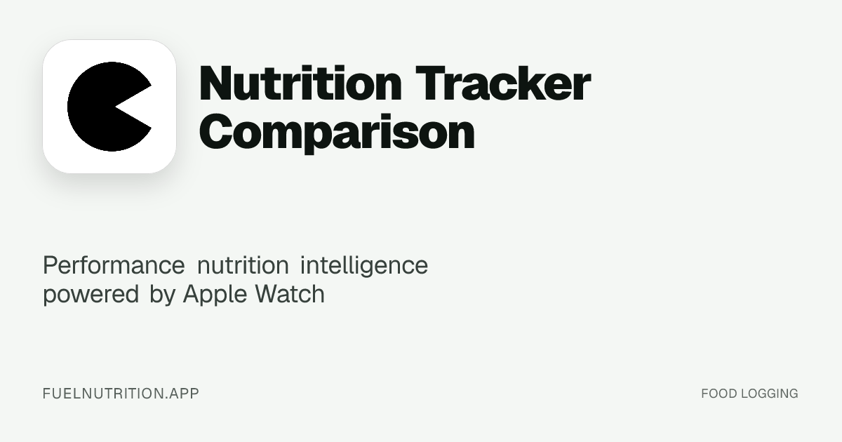 Nutrition Tracker Comparison | Blog