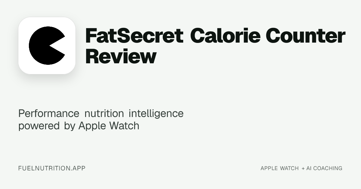 FatSecret Calorie Counter Review | Reviews